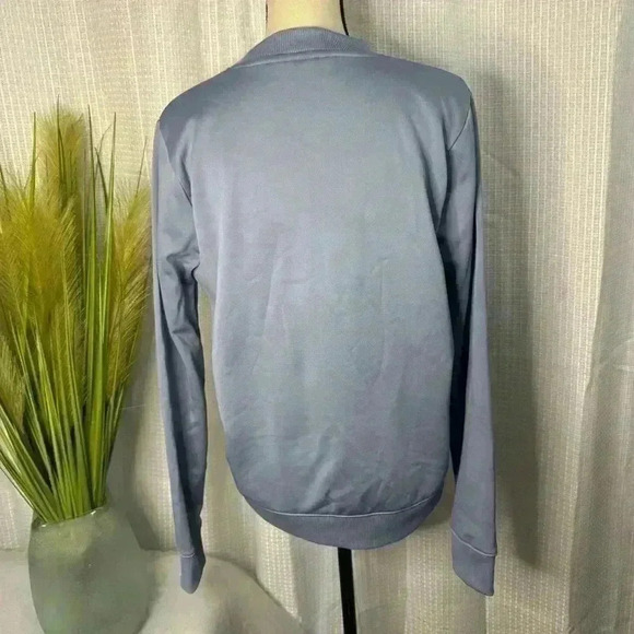 Under Armour Women's Large Synthetic Fleece Crew Word Mark, Washed Blue - Picture 4 of 6